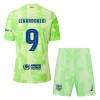 Maillot de Supporter FC Barcelone Lewandowski 9 Troisième 2024-25 Pour Enfant